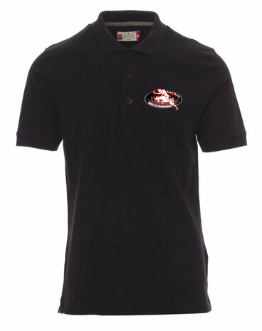 Bokkerijders Poloshirt zwart -Senior