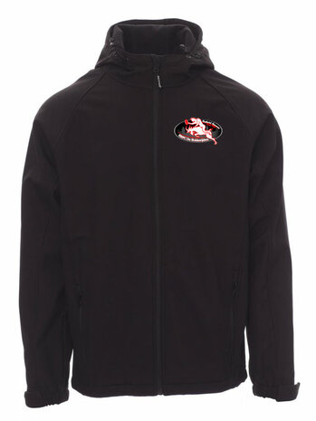 Bokkerijders softshell jas - zwart - Unisex