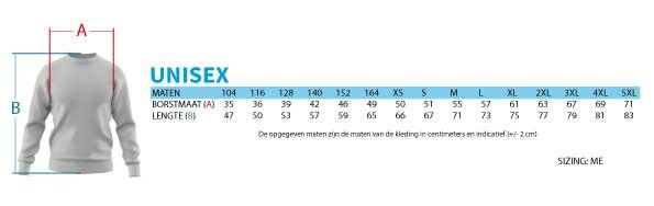 Xavi sweater Bokkerijders - zwart/rood - Unisex