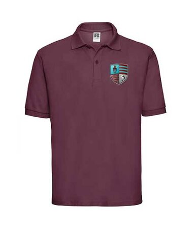 RC Maastricht polo shirt borstlogo en tekstlogo op de rug - bordeaux - Junior