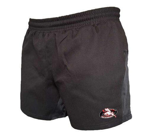 Xavi Rugbybroek met Bokkerijders logo - zwart - Unisex