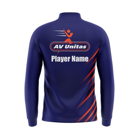 Xavi trainingsjas met AV Unitas borst- en ruglogo - Unisex