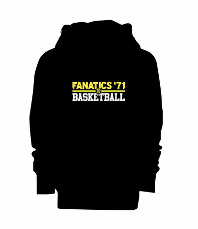 Fanatics Hoodie met Fanatics logo op de voorkant en Basketball logo achterop - Junior
