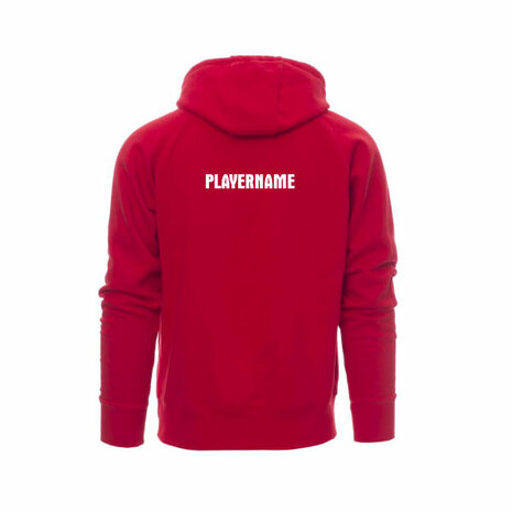 Tupos Hoodie rood Unisex