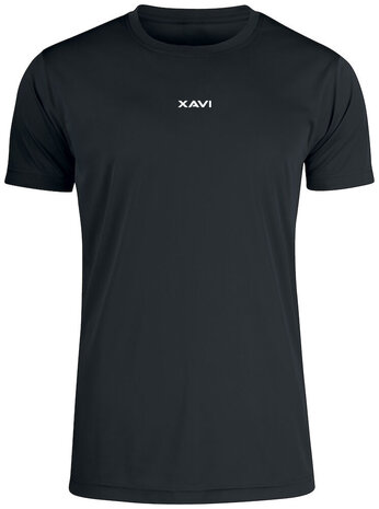 Xavi Basic t-shirt zwart - Unisex
