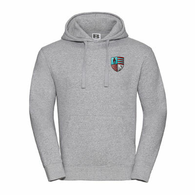 RC Maastricht hoodie met logo op de borst en tekstlogo op de rug - Grijs - Unisex