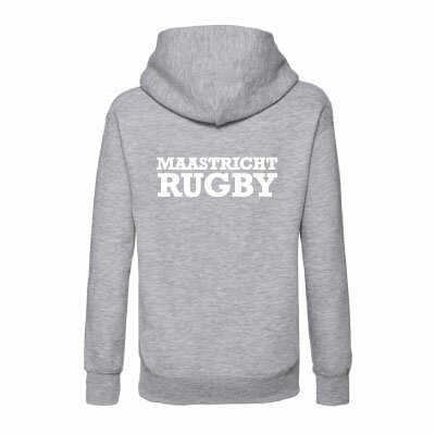 RC Maastricht hoodie met logo op de borst en tekstlogo op de rug - Grijs - Kinderen