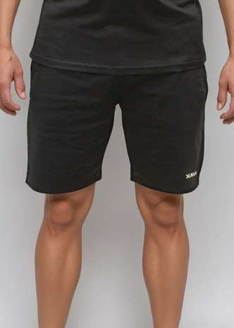 Xavi Korte Trainingsbroek met insteekzakken met rits - zwart -Unisex 