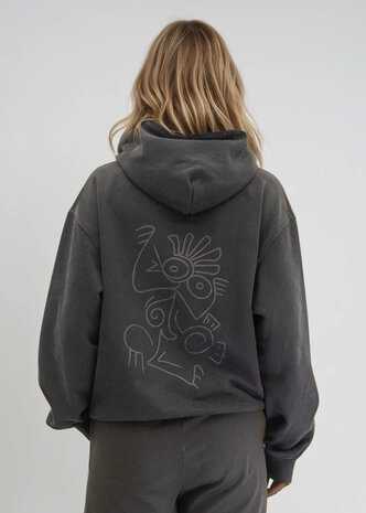 Xavi Vayso Oversize Heavy Hoody - Zwart - Unisex