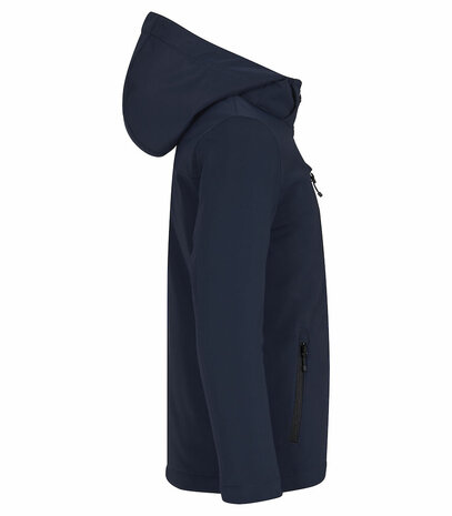  AV Unitas hoody softshell jas Junior navy