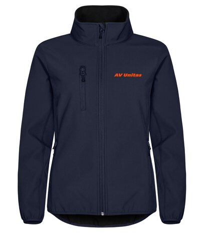  AV Unitas softshell jas Dames navy