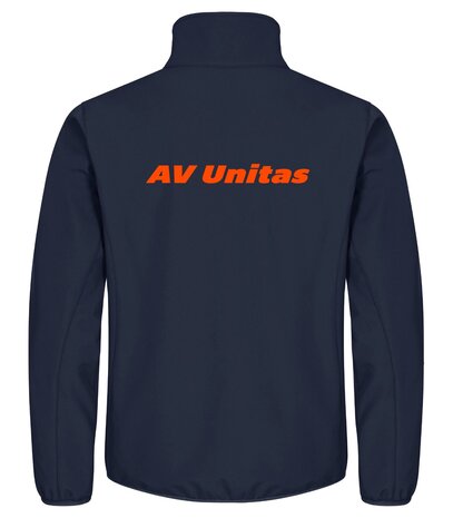  AV Unitas softshell jas Unisex navy