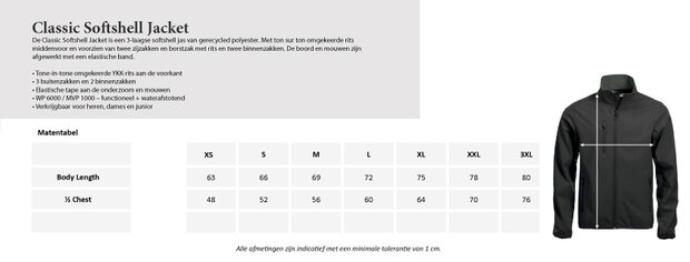  AV Unitas softshell jas Unisex navy