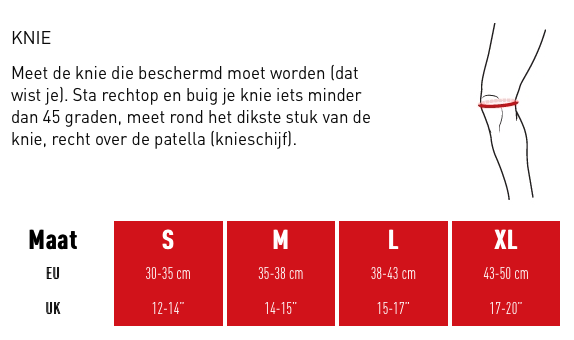 MC David Volleybal kniebeschermer - zwart