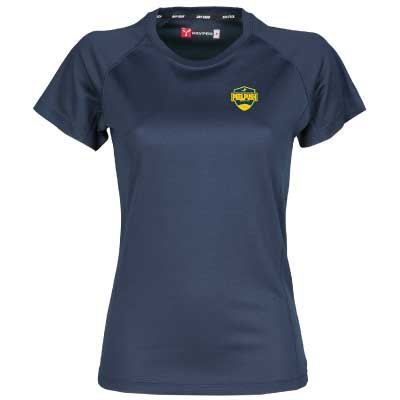 Peelpush T-shirt 100% Polyester navy - Dames
