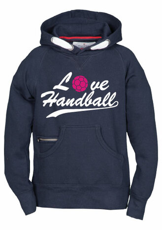 Handbal Hoodie met opdruk - navy - Junior