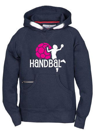 Handbal Hoodie met opdruk - navy - Junior